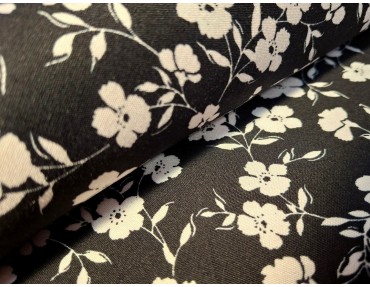 Viscose voile flowers