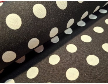 Viscose voile dotted