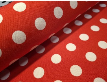 Viscose voile dotted